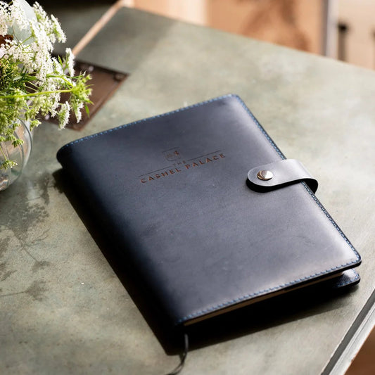 Cashel Palace CarveOn Leather Notebook & Pen