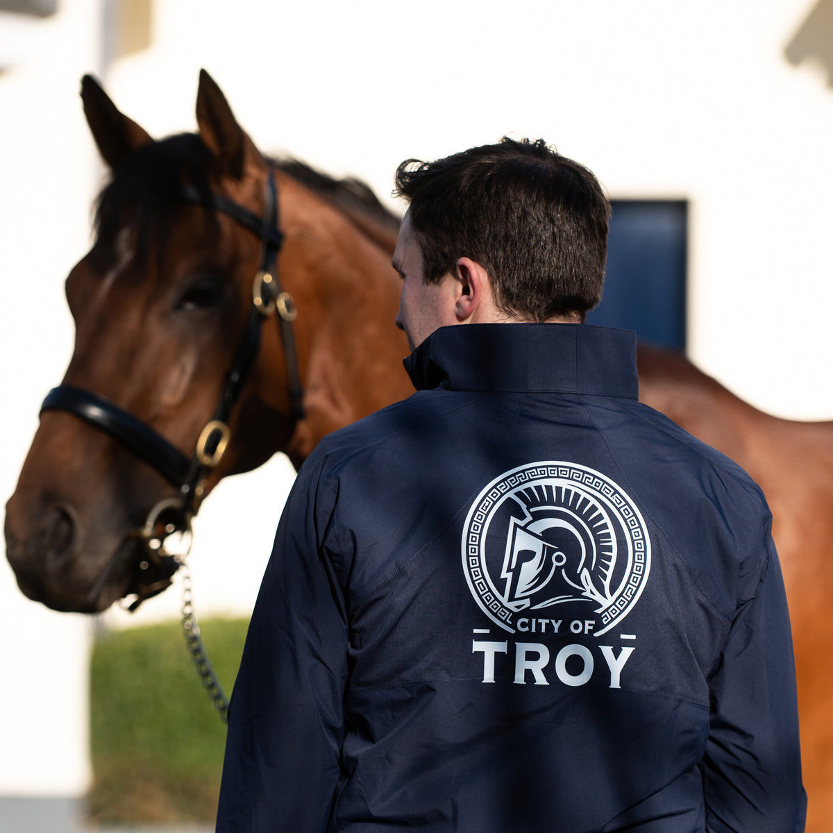 City of Troy Quarter Zip Jacket
