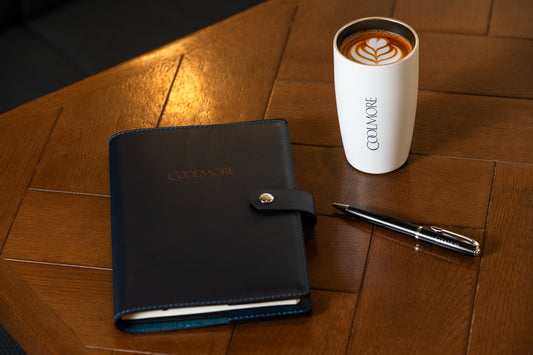 Coolmore Leather Notebook & Pen